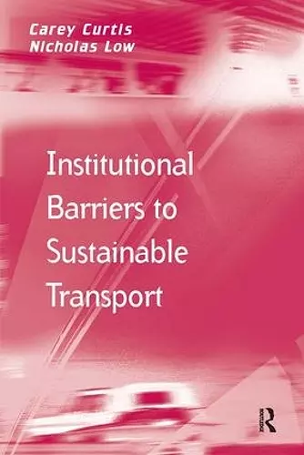 Institutional Barriers to Sustainable Transport cover