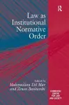 Law as Institutional Normative Order cover