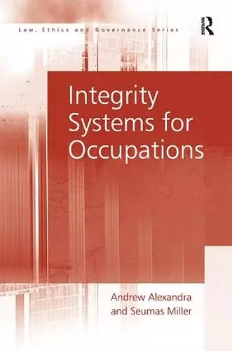 Integrity Systems for Occupations cover