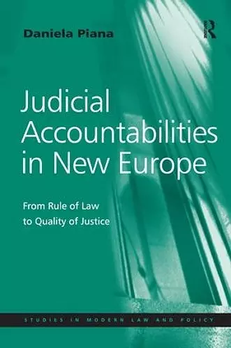 Judicial Accountabilities in New Europe cover