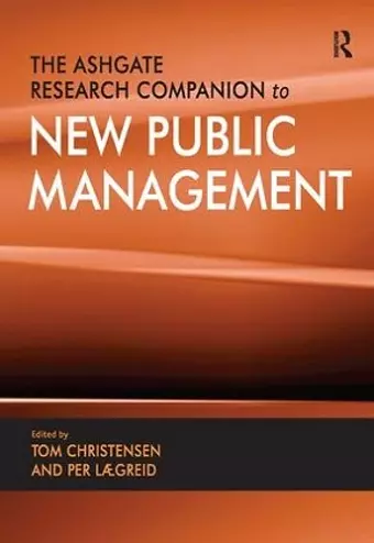 The Ashgate Research Companion to New Public Management cover