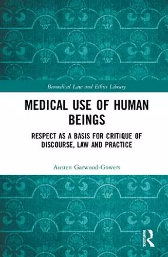 Medical Use of Human Beings cover