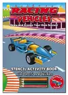 Activity Stencil Books - Racing Cars cover