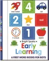 Early Learning - 6 First Word Books For Boys cover
