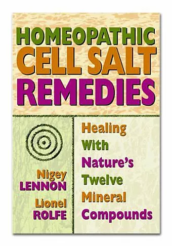Homeopathic Cell Salt Remedies cover