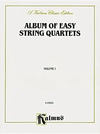 Album of Easy String Quartets, Volume I cover