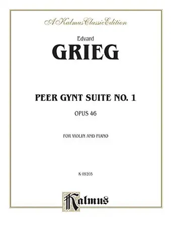 Peer Gynt Suite No. 1, Op. 46 cover