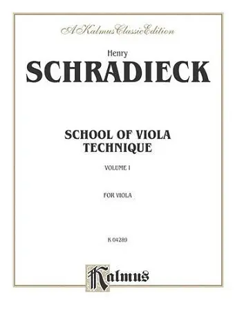 School of Viola Technique cover