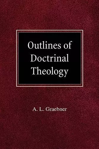 Outlines of Doctrinal Theology cover