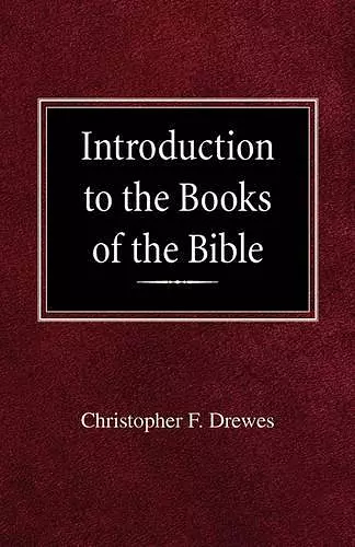 Introduction to the Books of the Bible cover