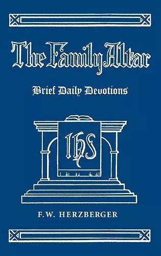 The Family Altar cover