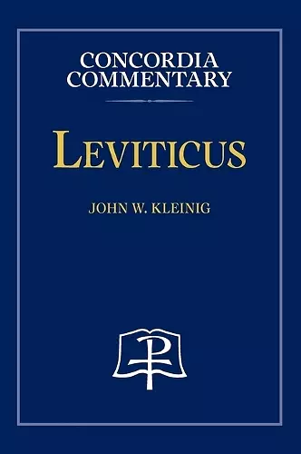 Leviticus - Concordia Commentary cover