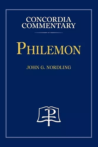 Philemon - Concordia Commentary cover