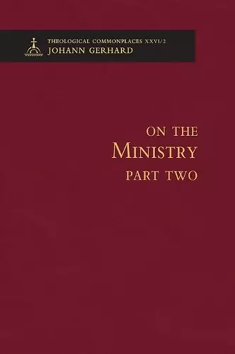 On the Ministry II - Theological Commonplaces cover