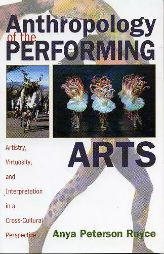 Anthropology of the Performing Arts cover