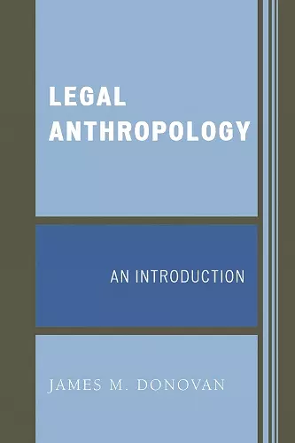 Legal Anthropology cover