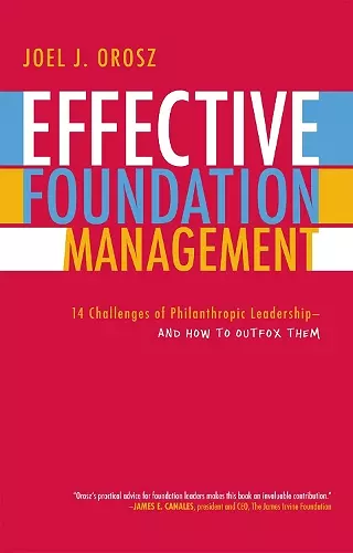 Effective Foundation Management cover