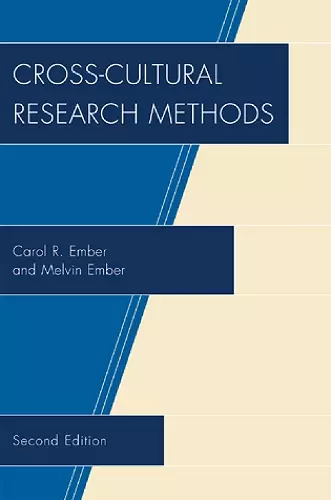 Cross-Cultural Research Methods cover