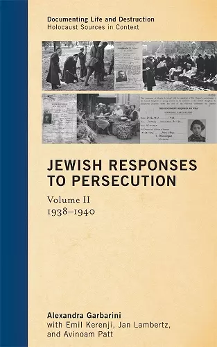 Jewish Responses to Persecution cover