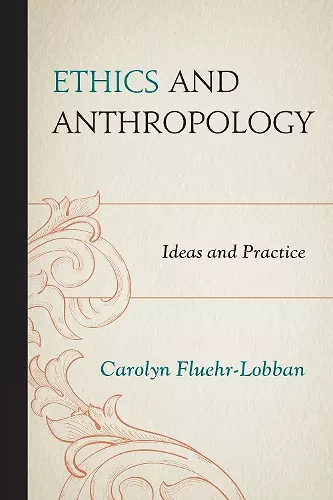 Ethics and Anthropology cover