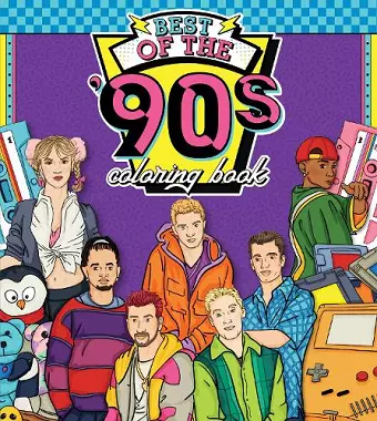 Best of the '90s Coloring Book cover