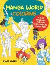 Manga World Coloring cover