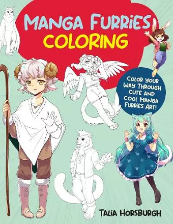 Manga Furries Coloring cover