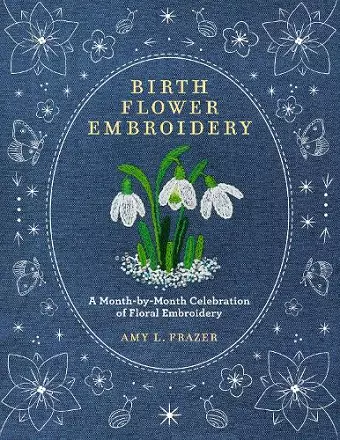Birth Flower Embroidery cover