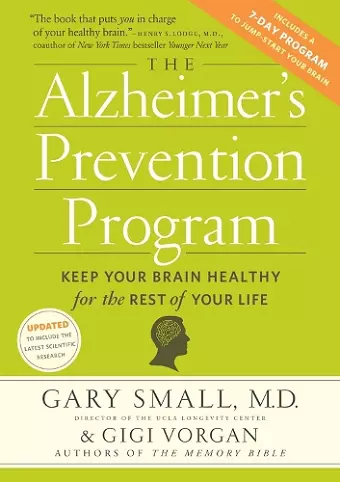 The Alzheimers Prevention Program cover