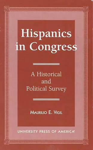 Hispanics in Congress cover