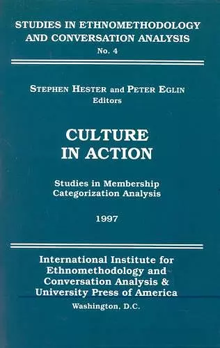 Culture in Action cover