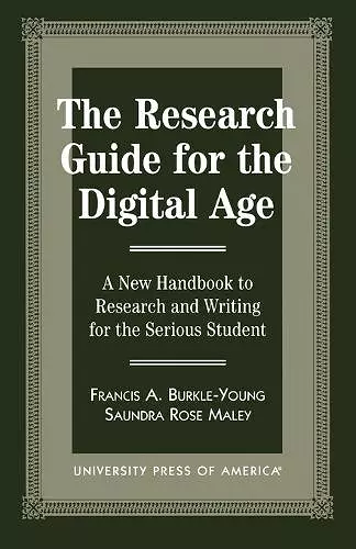 The Research Guide for the Digital Age cover