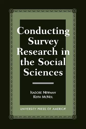 Conducting Survey Research in the Social Sciences cover