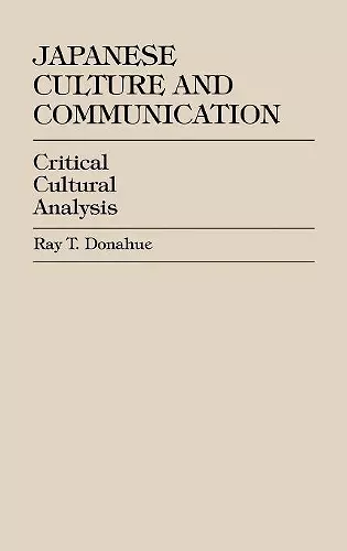 Japanese Culture and Communication cover