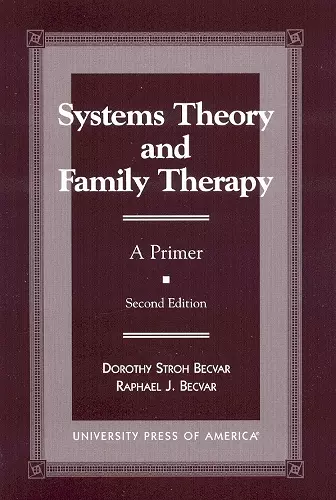 Systems Theory and Family Therapy cover