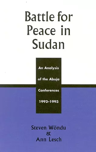 Battle for Peace in Sudan cover