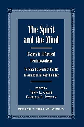 The Spirit and the Mind cover