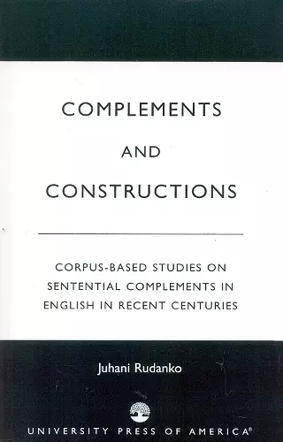 Complements and Constructions cover