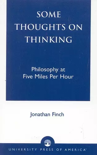 Some Thoughts on Thinking cover