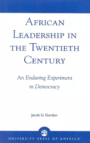 African Leadership in the Twentieth Century cover