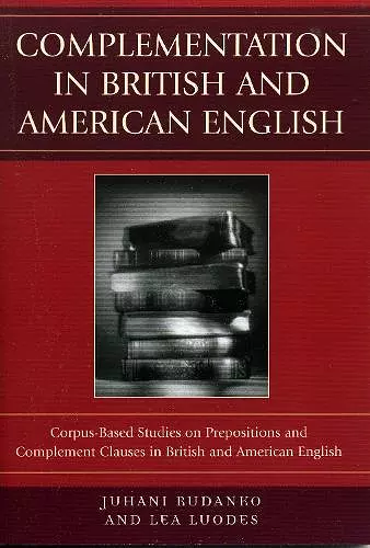 Complementation in British and American English cover