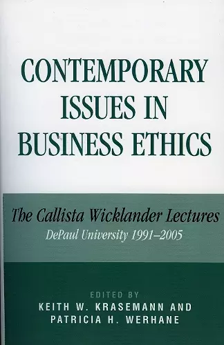 Contemporary Issues in Business Ethics cover