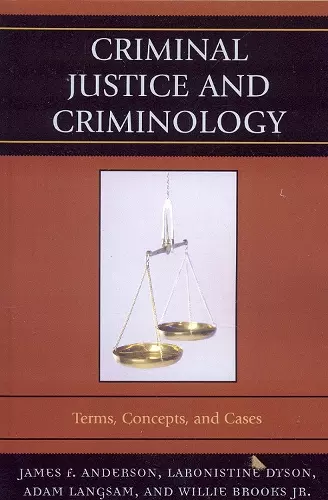 Criminal Justice and Criminology cover