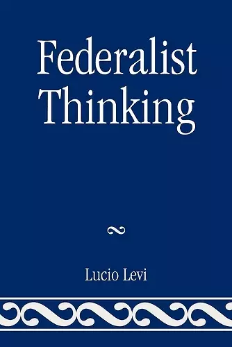 Federalist Thinking cover