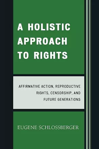 A Holistic Approach to Rights cover