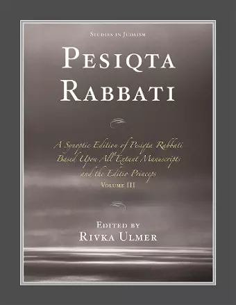 Pesiqta Rabbati cover