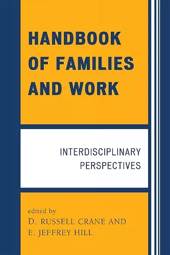 Handbook of Families and Work cover