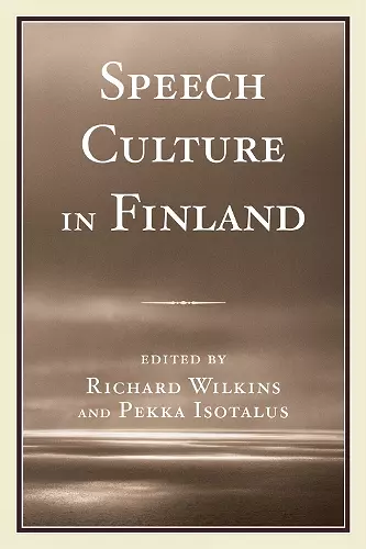 Speech Culture in Finland cover