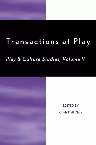 Transactions at Play cover