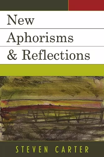 New Aphorisms & Reflections cover